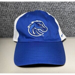 Nike Boise State University Broncos Football Hat Blue & White Trucker Cap OSFM